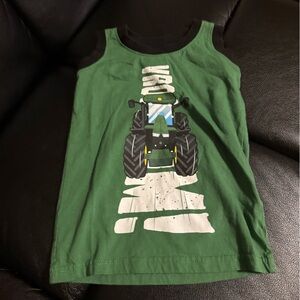 John Deere Green Tractor Tank Top
